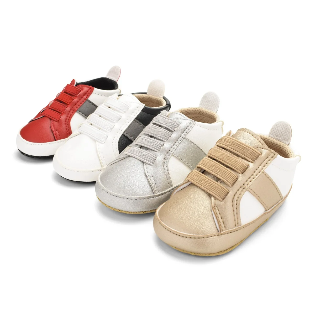Newborn Toddler Baby Boy Girl Soft Lovely Comfortable Sole Cotton Crib Shoes Casual Sneaker Sport Shoes Patchwork Shoes 0-18M