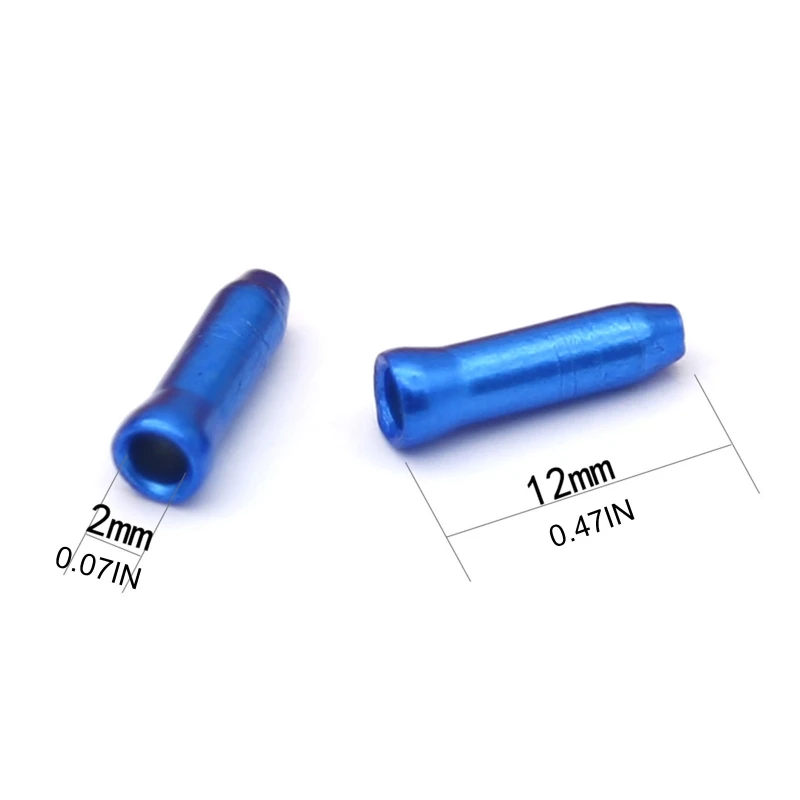 

11XF 50 Pcs Cable End Crimps Bike Brake Cable End for bicycle Shift Alloy
