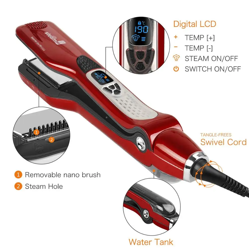 Профессиональная машинка для стрижки волос выпрямитель паровой ЭЛЕКТРИЧЕСКИЕ