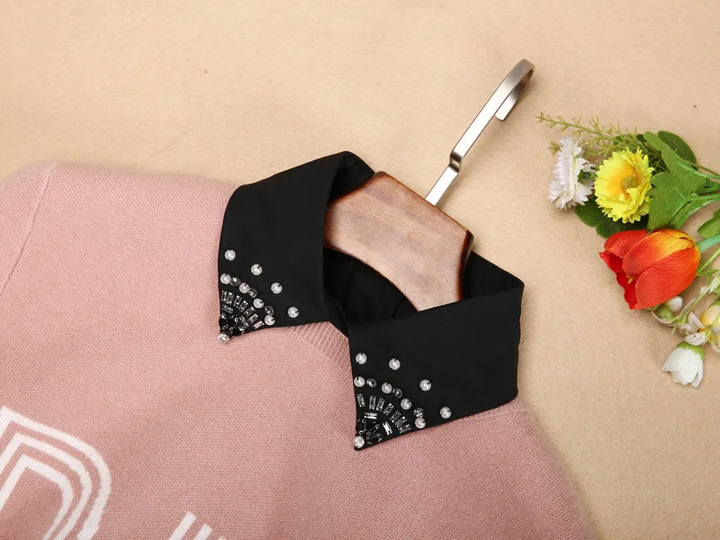 Новый свитер Поддельный Воротник оптовая продажа корейская мода осень зима