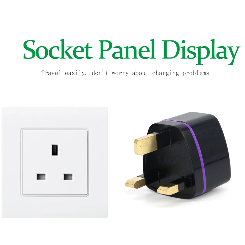 Розетка переменного тока с вилкой для ЕС США Австралии в Великобританию дорожное