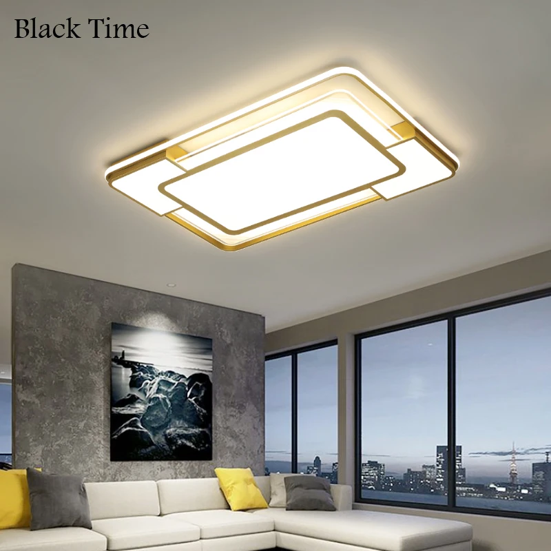 

Gold Modern LED Ceiling Light for Living Room Bedroom Study Dining Room Kitchen Light Indoor Ceiling Lamp Home Lighting Fixtures