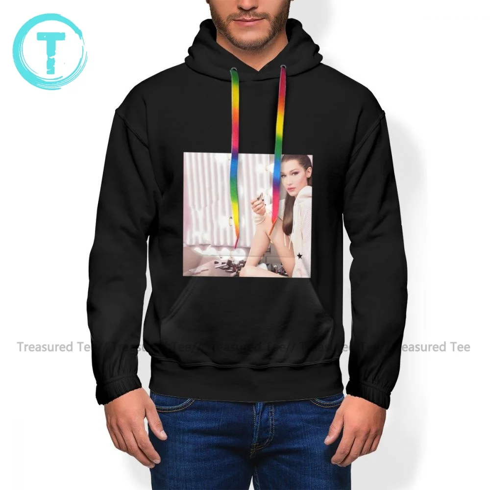 

Popular Bella Hadid Hoodies Autumn Polyester Hoodie Streetwear Long Pullover Hoodie Mens Oversized