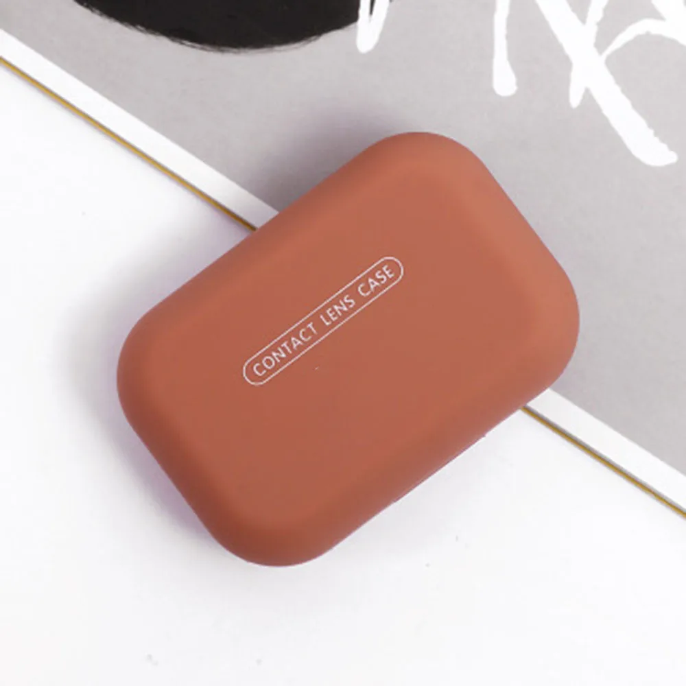 1 шт. резиновый чехол для контактных линз с зеркалом | Аксессуары одежды