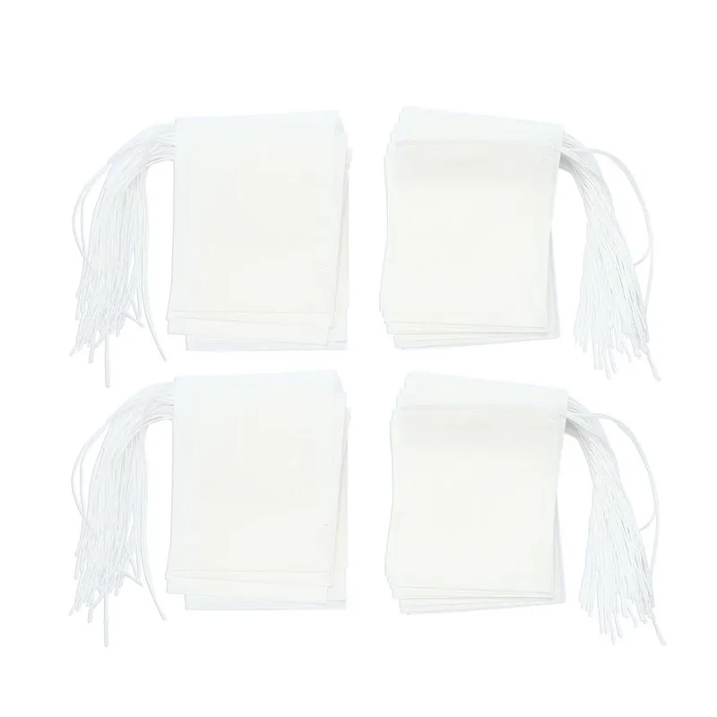 Одноразовый фильтр на шнурке пустые бумажные чайные пакеты подставки (набор из 200