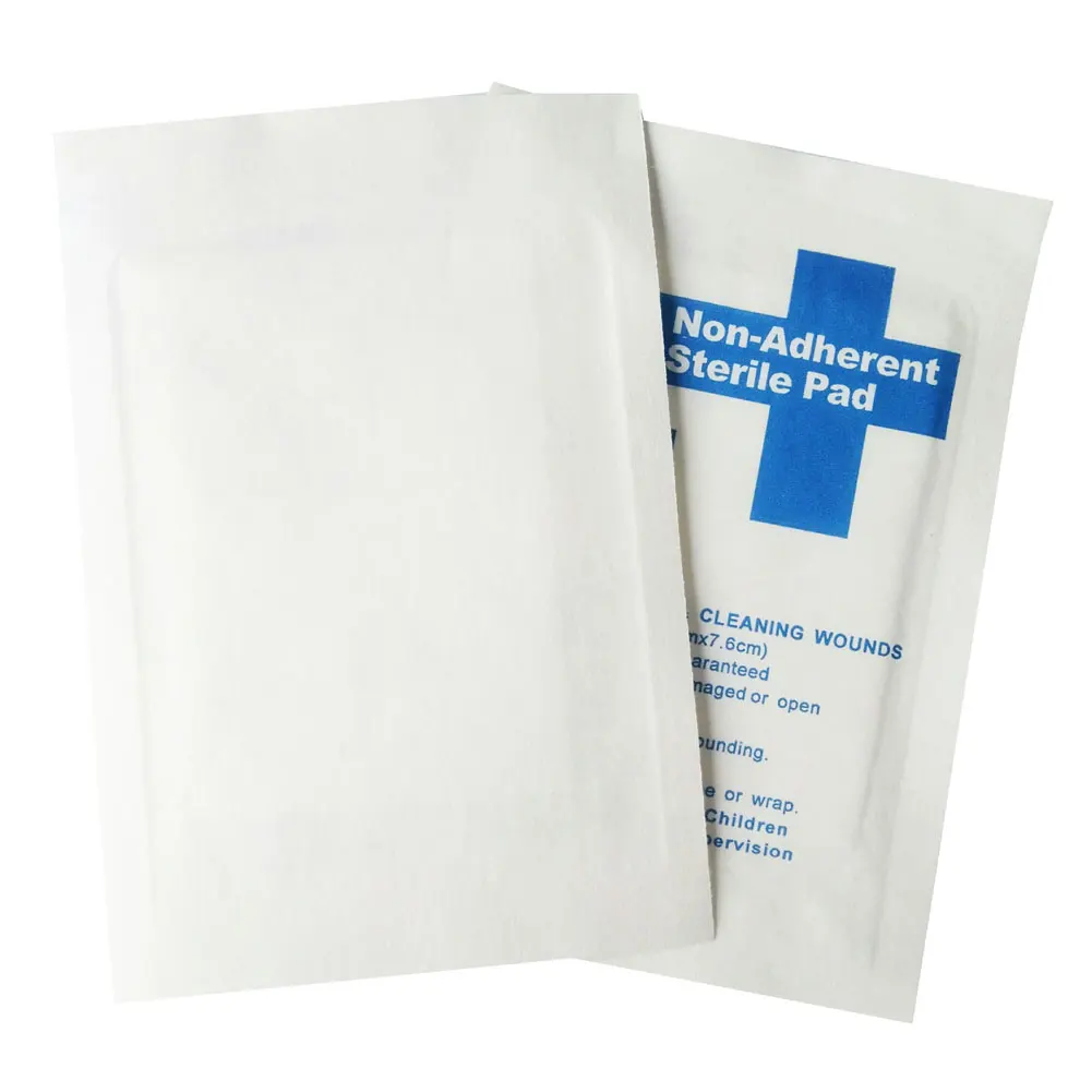 5/10/20pcs 5*7.6cm Non-adherent Gauze Pad Cotton First Aid Kit Waterproof Wound Dressing Sterile Medical Care Supplies | Безопасность и