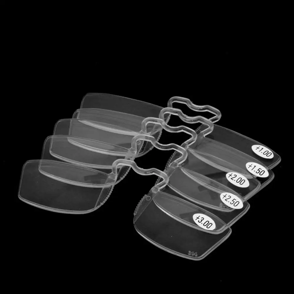 Новая мода Мужчины Женщины Клип на очки для чтения старых зеркало зажим носа мини