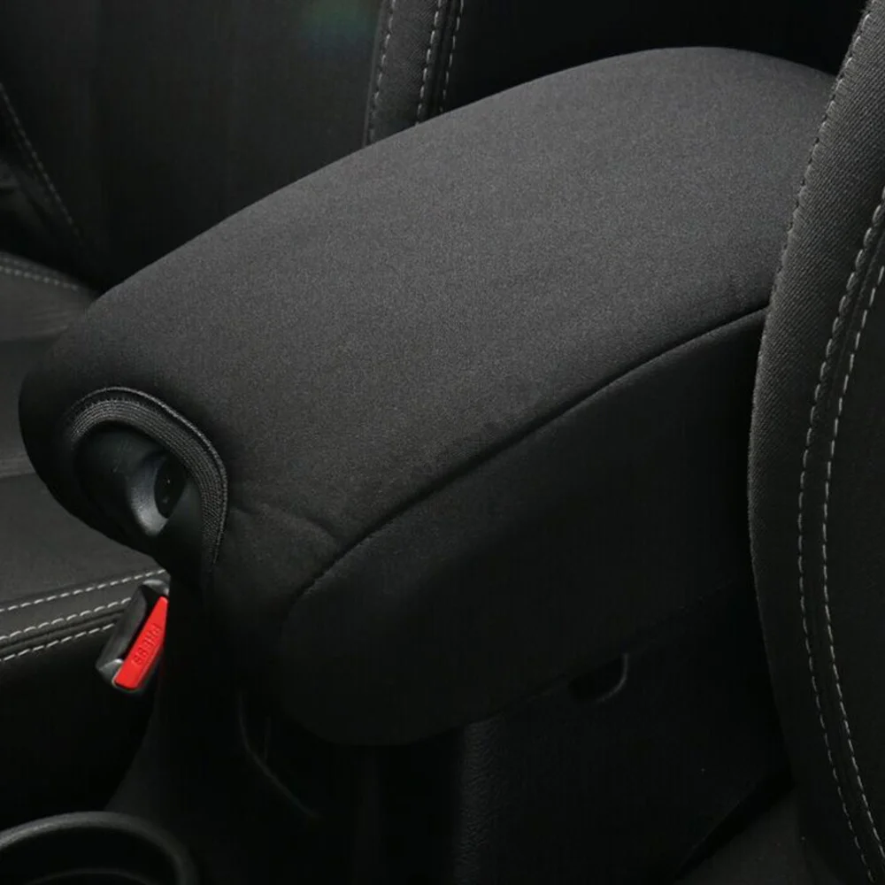 

Car Armrest Center Consoles Cushion All Seasons Universal Auto Seat Cushion for Jeep Wrangler (Black)