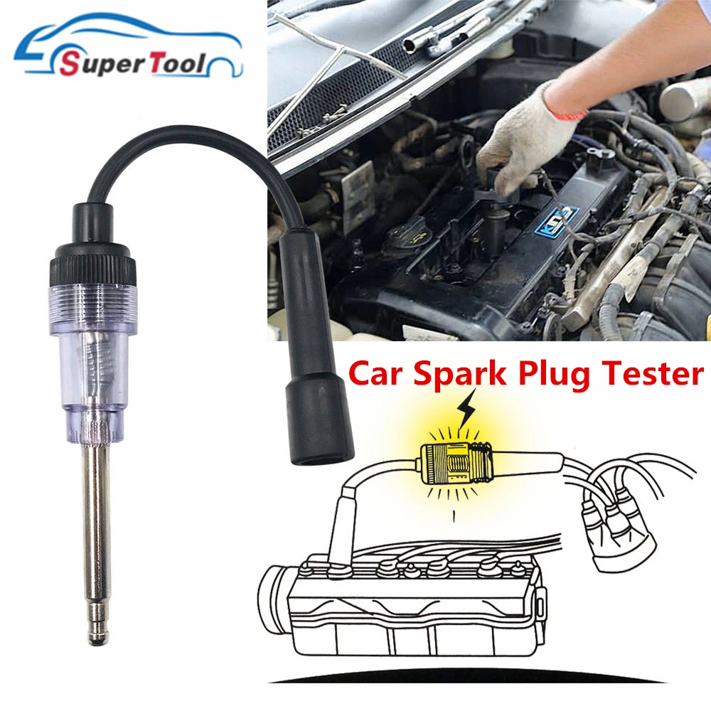 

Ignition Coil Tester Car Spark Plug Tester Car Auto Tester Checker Diagnostics 12V Car Check Pen Tool OBD2 Auto Diagnostic Tool