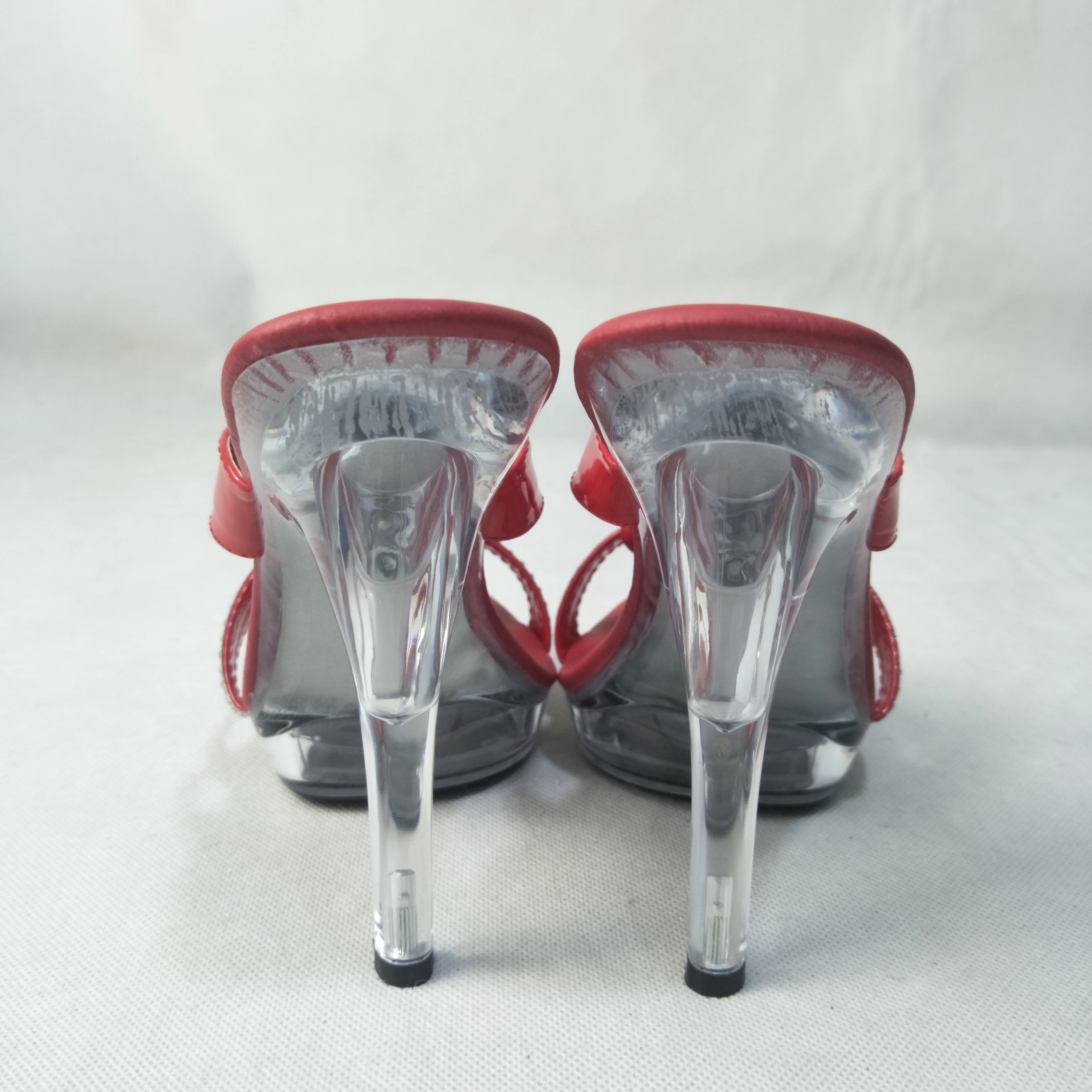 Шлепанцы на высоком каблуке 13 см соблазнительные женские туфли для танцев шесте