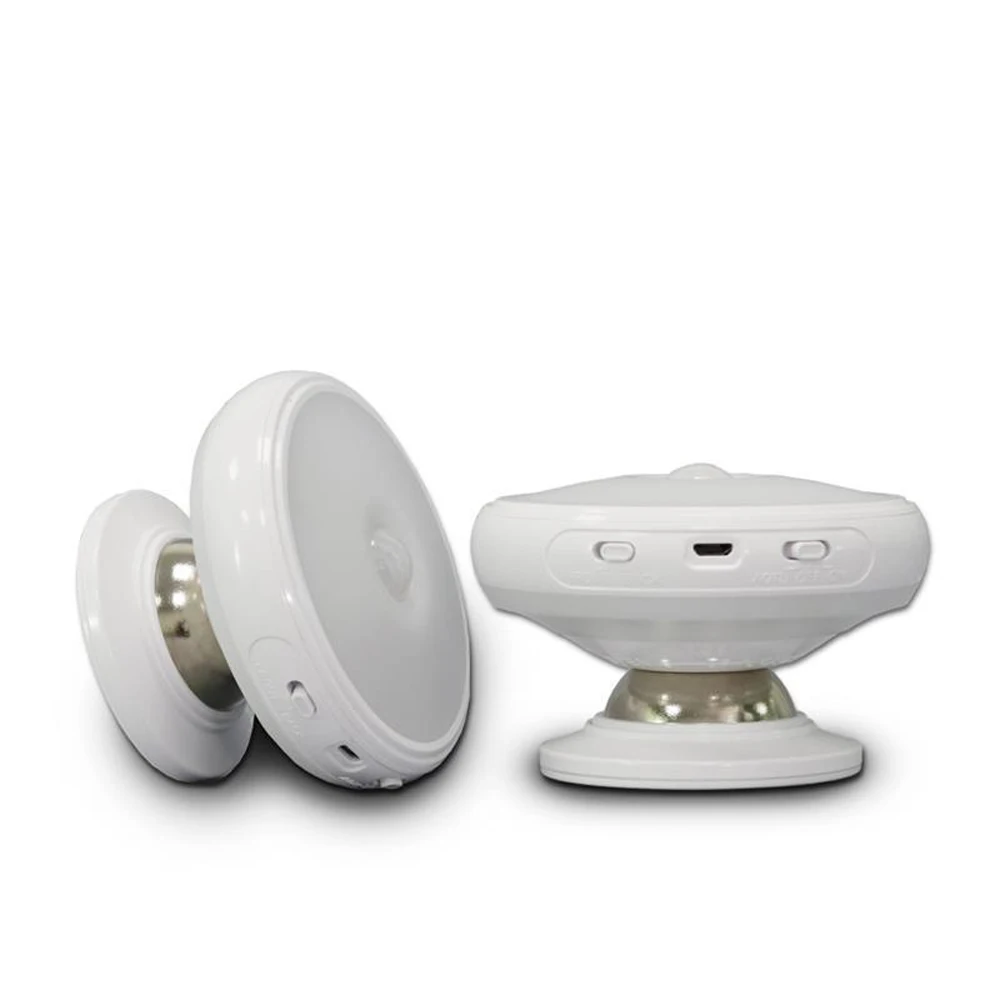 Перезаряжаемый светодиодный ночник с датчиком движения вращающийся на 360