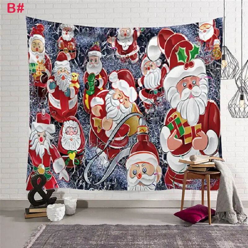 Рождественские художественные настенные гобелены новые рождественские