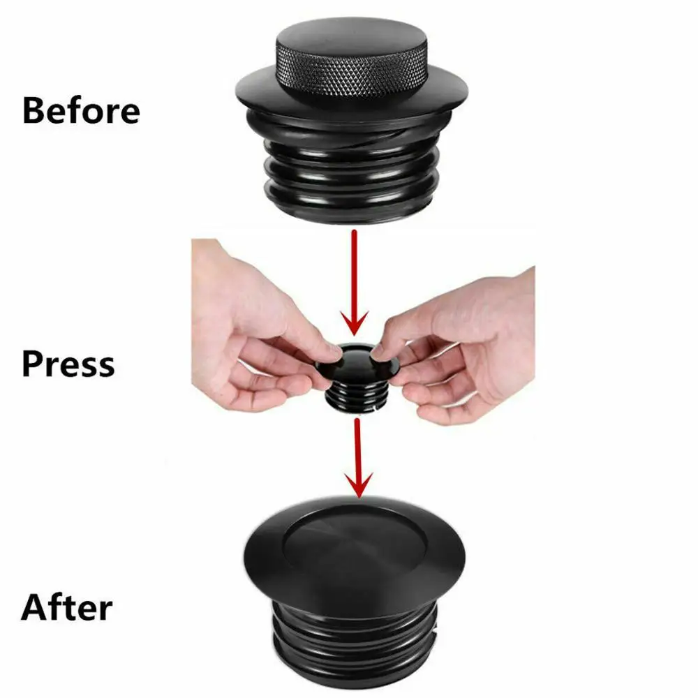 Motorcycle Accessories Replacement Oil cap Fuel Tank Cap Cover Aluminium For Harley Davidson Dyna Street Bob 1982-2018 Motorbike |