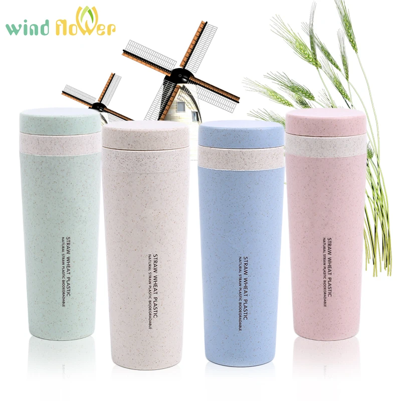 Ветровой цветок натуральный пшеничный соломенный материал двухслойный