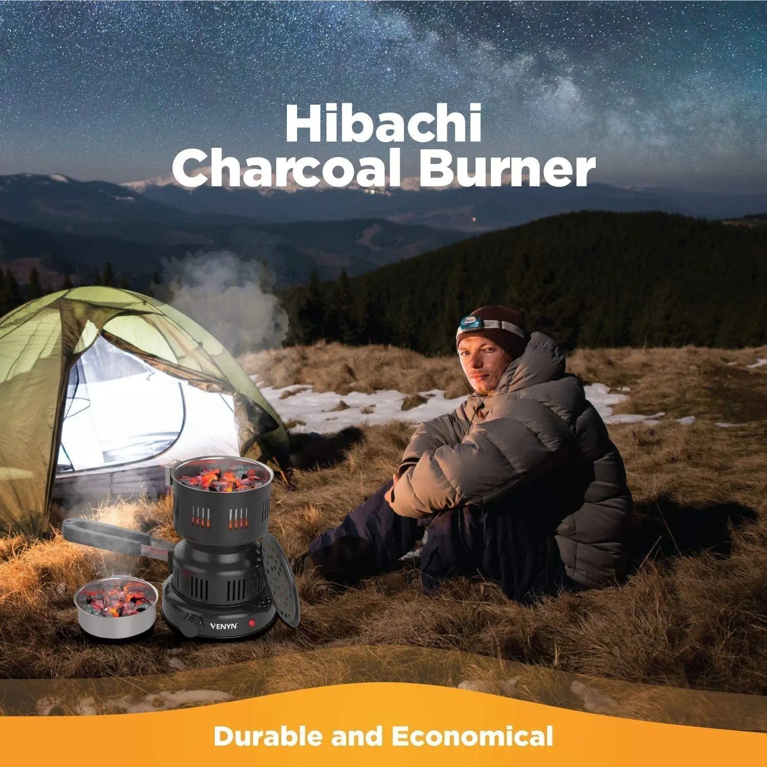 

Multipurpose Charcoal Lighter Burner BBQ Starter for Hookah Shisha Nargila BBQ Fire Porcelain Coating Smart Heat Control