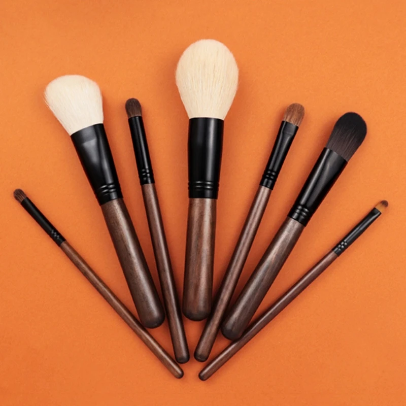 

7Pcs Professional Makeup Brushes Set Foundation Powder Blushes Eyeshadow Cosmetic Brush Tools