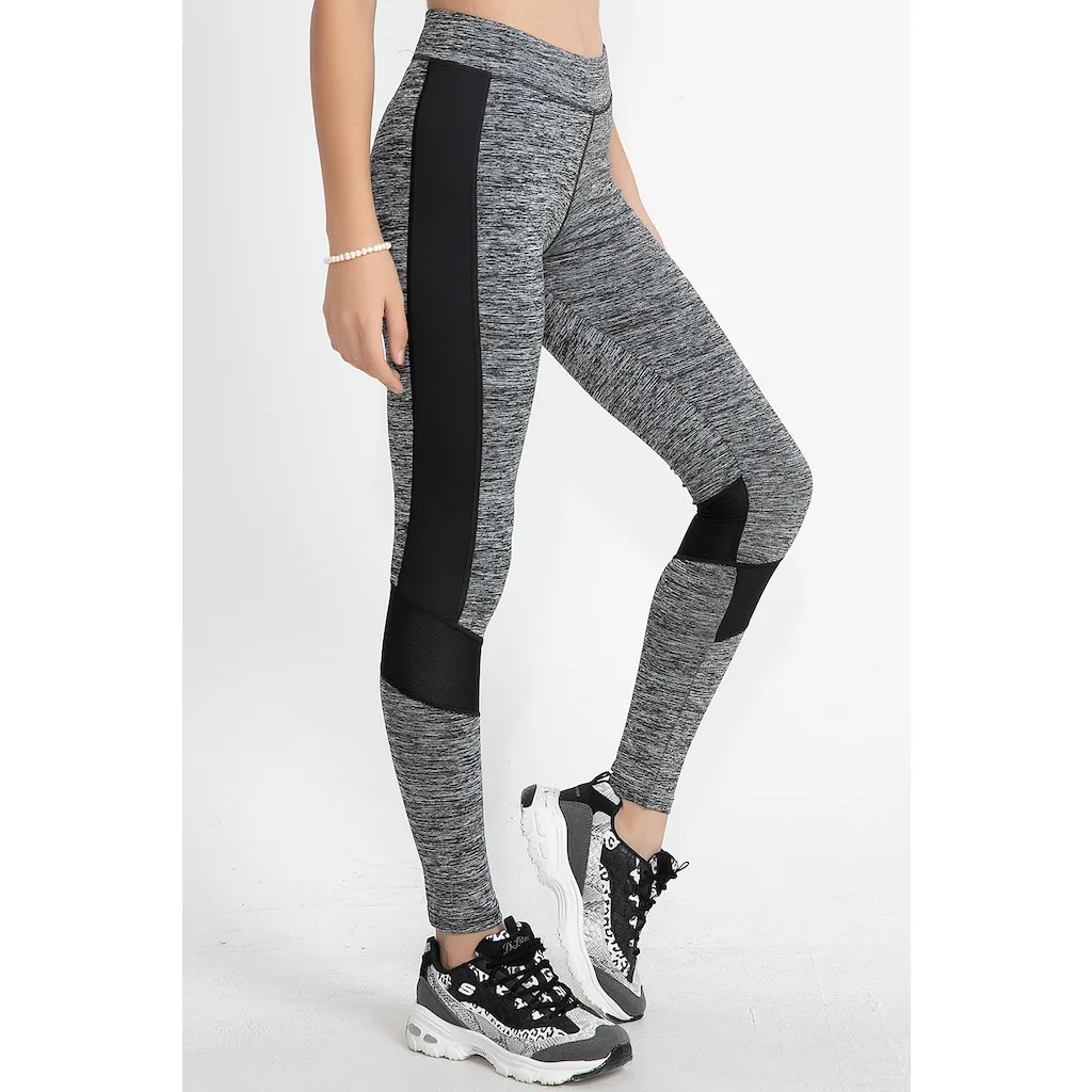 WPR Fishnet Detailed Women Athletic Leggings