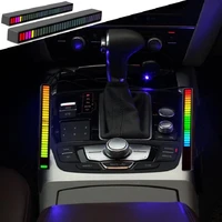 car atmosphere lights 5 modes ambient lamp with remote multi color portable decorative light for auto home usb rechargeable car