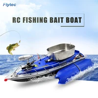 flytec 3 generations rc boat electric fishing bait remote control 300m fish finder ship model with searchlight toys for kids