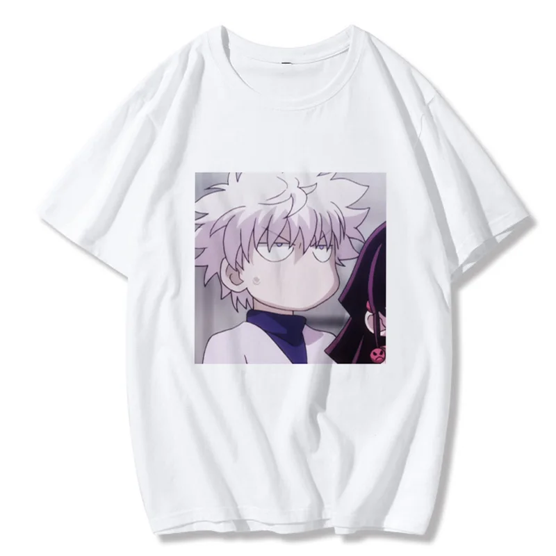 

Kawaii Anime Hunter X Hunter Killua Zoldyck Oversized Funny T Shirts Summer Clothes For Women Short Sleeve Round Neck Slim Tops