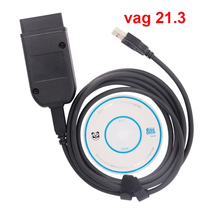 Диагностический сканер Obd2 Vag Com 21 3 интерфейс Hex V2 Vagcom для VW AUDI Skoda Seat ATMEGA162 + 16V8