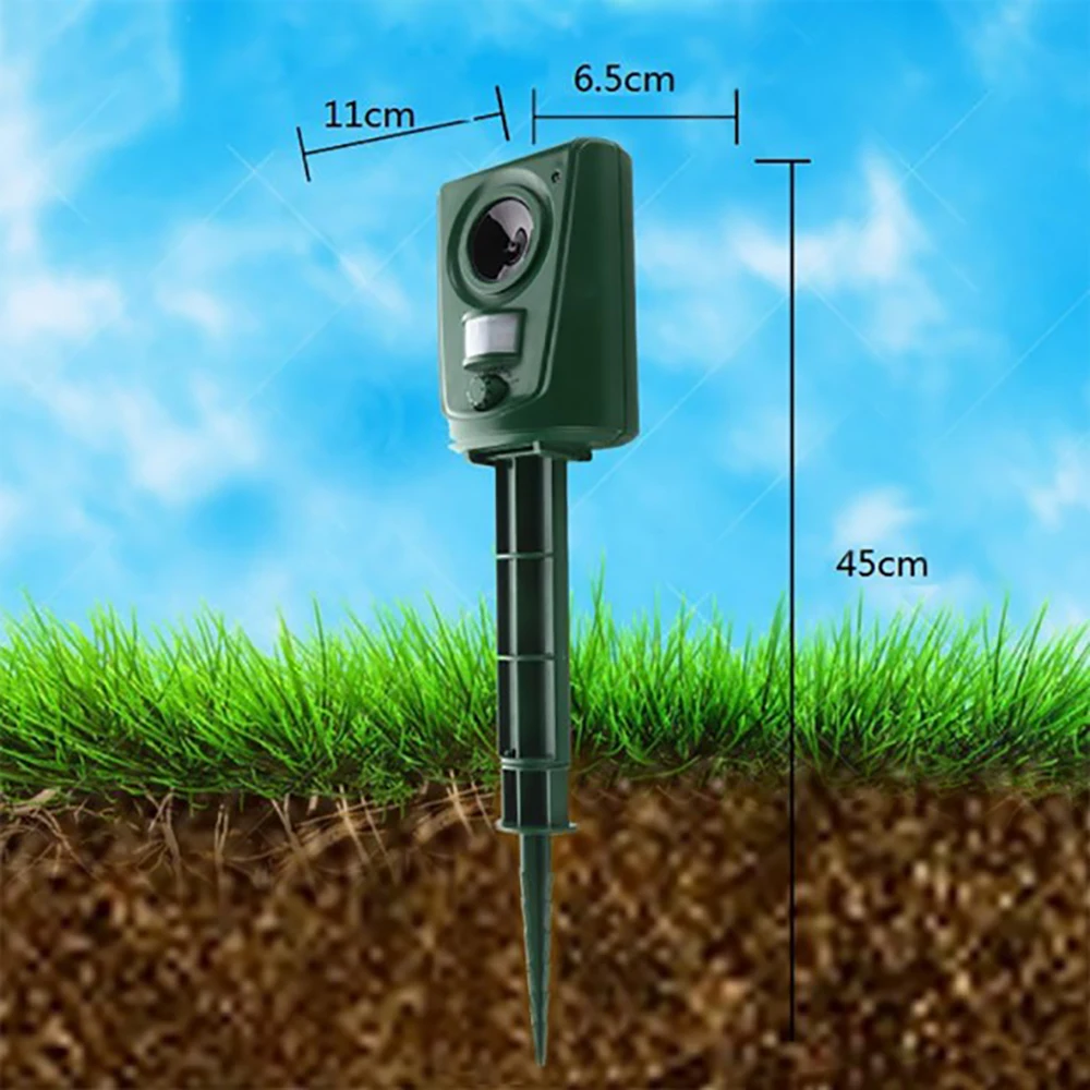 Уличный ультразвуковой отпугиватель животных вредителей птиц крыс Отпугиватель