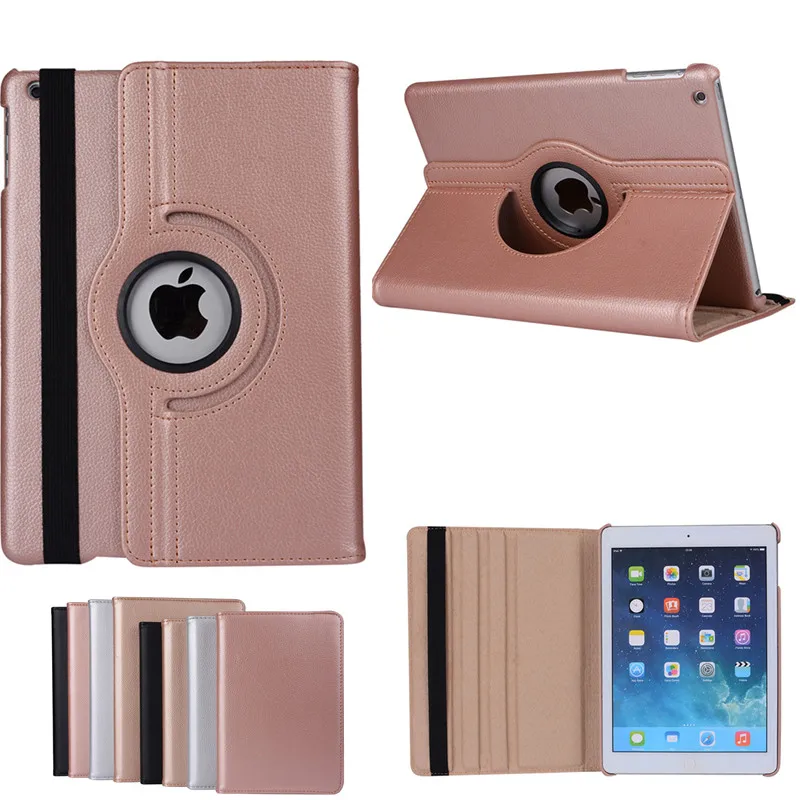 360 градусов вращающийся чехол для нового ipad 9,7 ipad 5th/6th смарт-чехол для ipad 6/5 Air Air2 Подставка для планшета в виде ракушки+ Stylusfilm