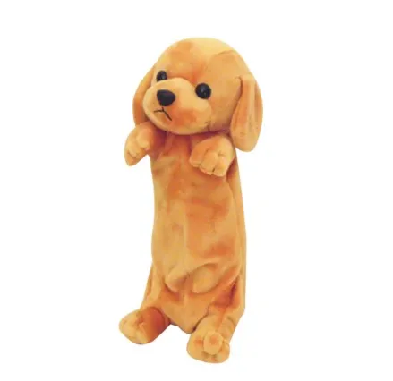

New 5 cute animal pencil boxes soft plush School Stationery pencil bags gift student gift Plush pencil bags