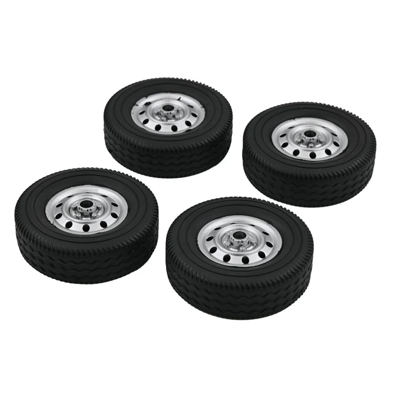 

4Pcs Wheel Tire Tyre for WPL D12 1/10 RC Truck Car DIY Upgrade Spare Parts Accessories