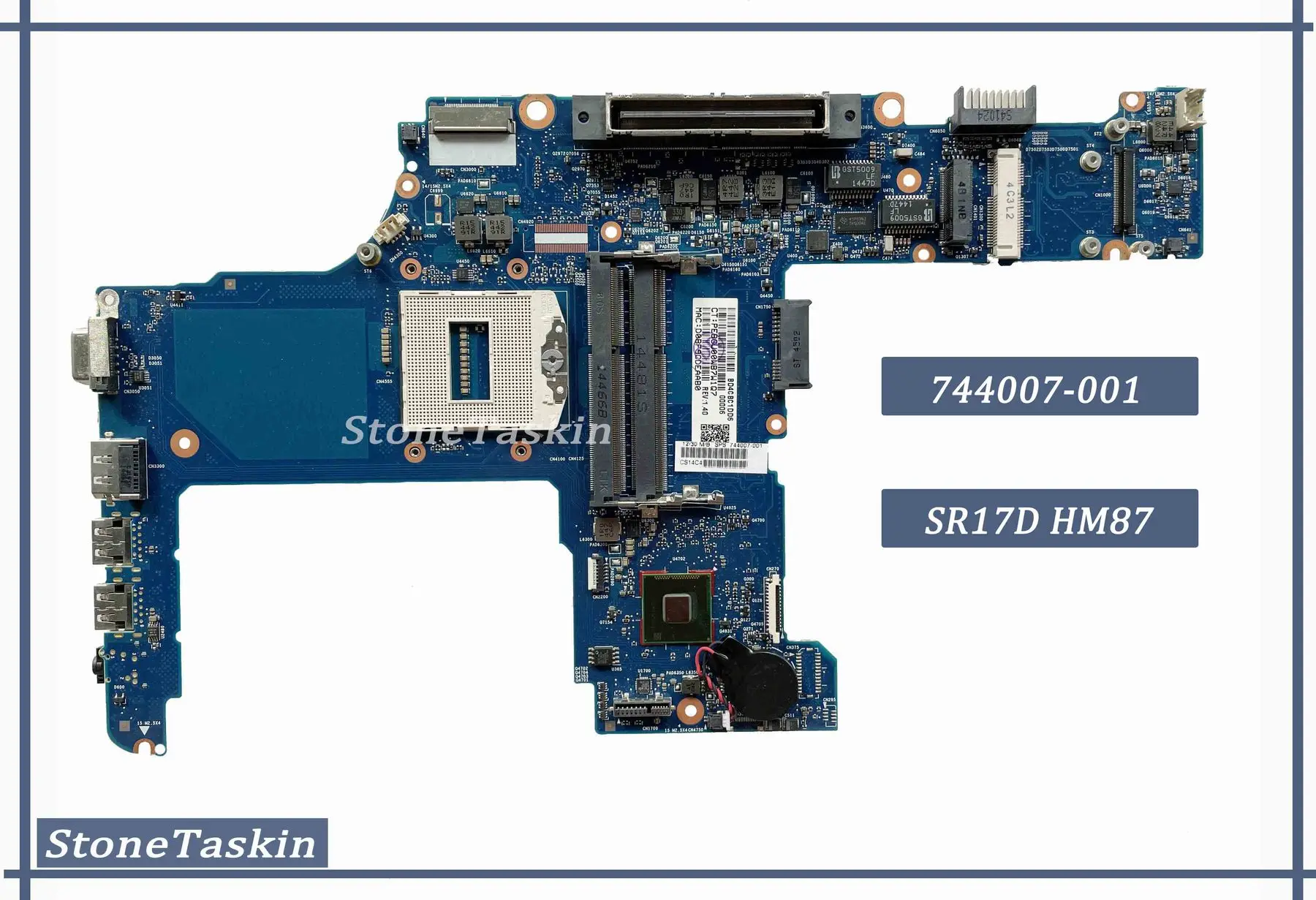 Лучшая цена FRU 744007-001 для HP ProBook 640 G1 650 материнская плата ноутбука PGA947 CPU SR17D HM87 DDR3 RAM