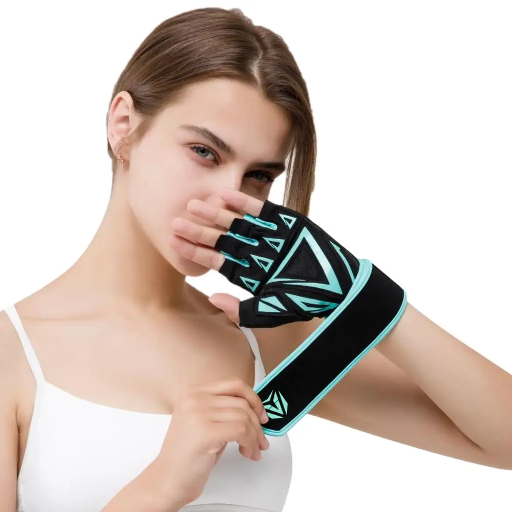 Veidoorn Professional sports fitness weightlifting gym gloves non-slip wrist wrap protecting breathable exercise | Спорт и