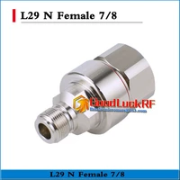 1x pcs high quality l16 n female clamp solder 78 corrugated cable feeder connector 50 22 rf connector standard andrew brass