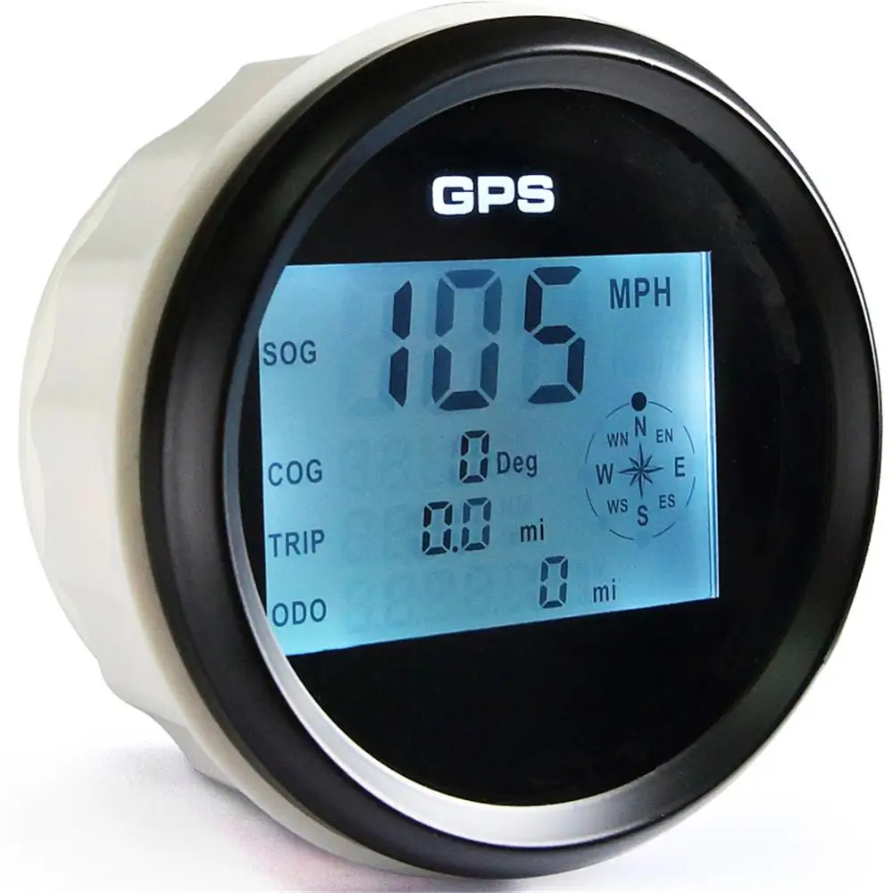 Спидометры GPS 0-999 миль/ч ЖК-дисплей водонепроницаемый 85 мм |