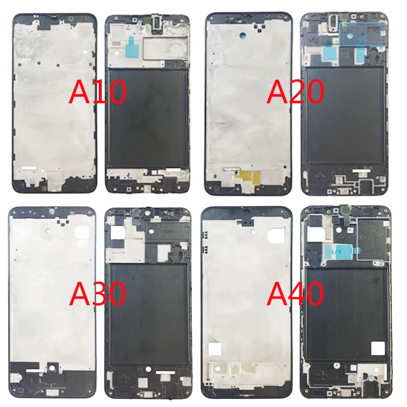 For Samsung A10 A20 A30 A40 A50 A60 A70 Front lcd Frame Panel Back Plate Housing Cover | Mobile Phone Cases &amp Covers