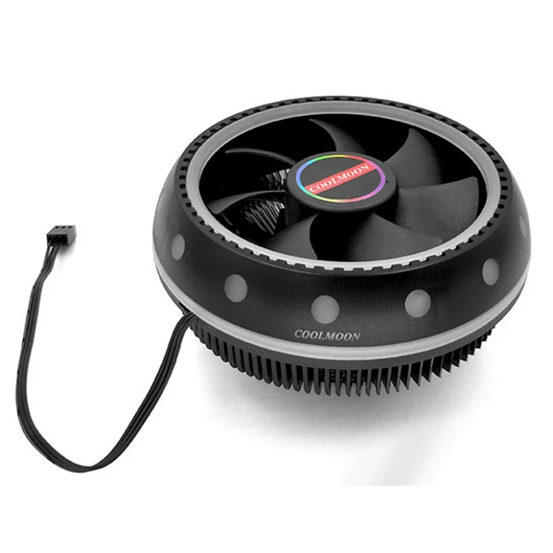 Алюминиевый 3-контактный кулер для процессора радиатор RGB тихий охлаждающий ПК