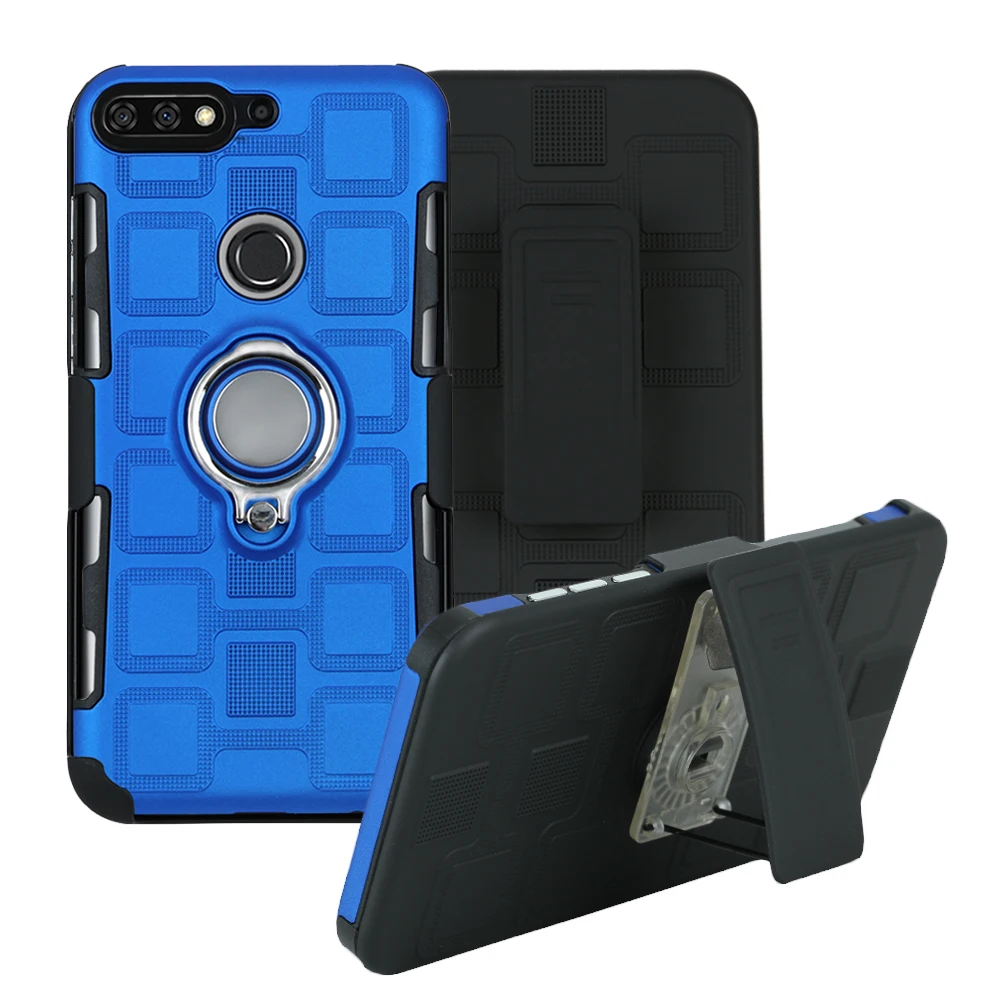 Honor 7C 7A Pro AUM L29 DUA L22 ударопрочный пояс с зажимом чехол для honor 20s 7a 7c pro LND держатель