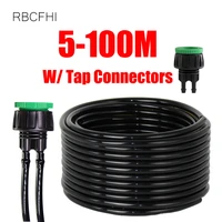rbcfhl 5m 100m 47mm garden watering pvc pipe micro irrigation tubing sprinkler w 1234 integrated connector