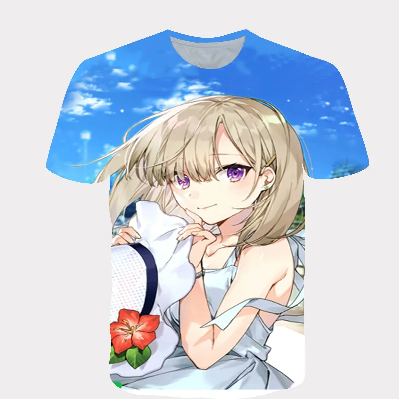 Футболка с 3D принтом серии алфавита 2020 футболка короткими рукавами и круглым