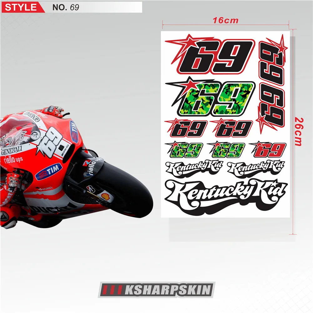 Новые Светоотражающие стикеры для мотоциклов корпус топлива танковый шлем