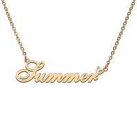 god with love heart personalized character necklace with name summer for best friend jewelry gift