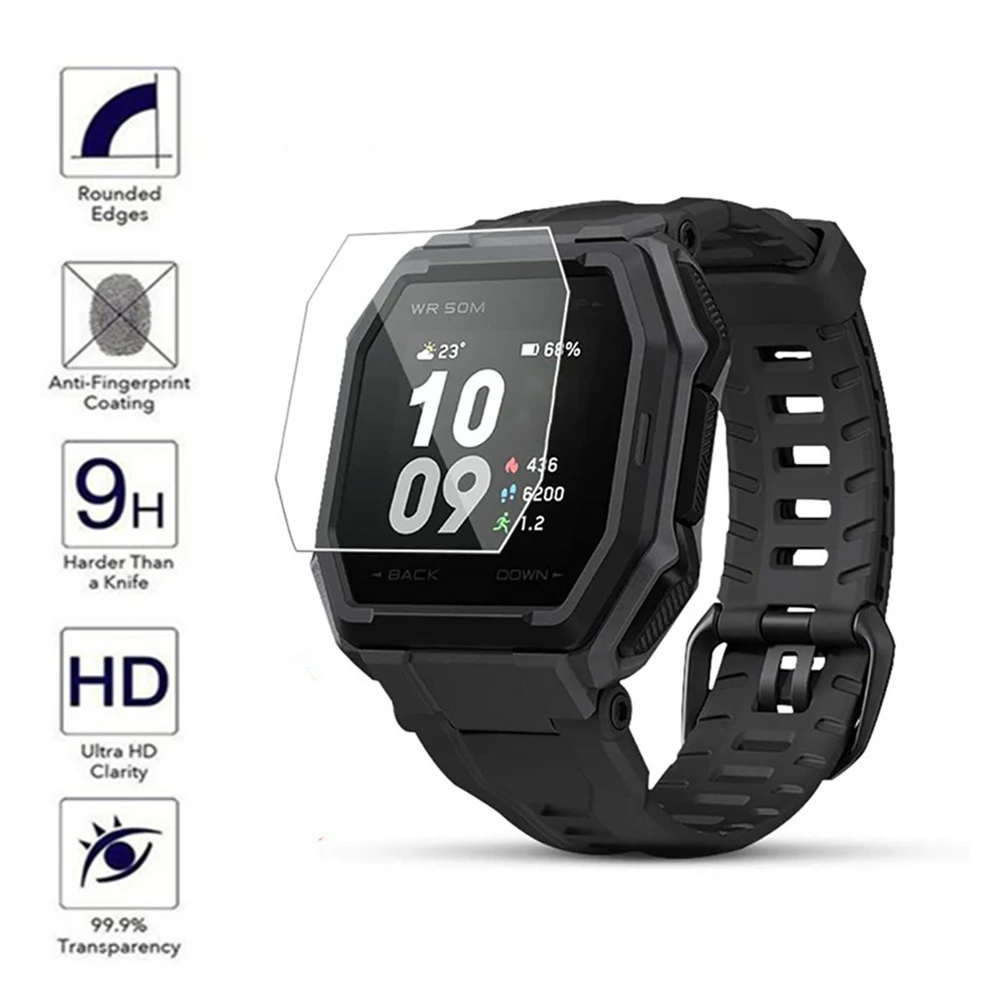 

Protector Tempered Glass Film For Amazfit Ares Screen Anti-scratch Protective Film For Xiaomi Huami Amazfit Ares / T-rex Watch