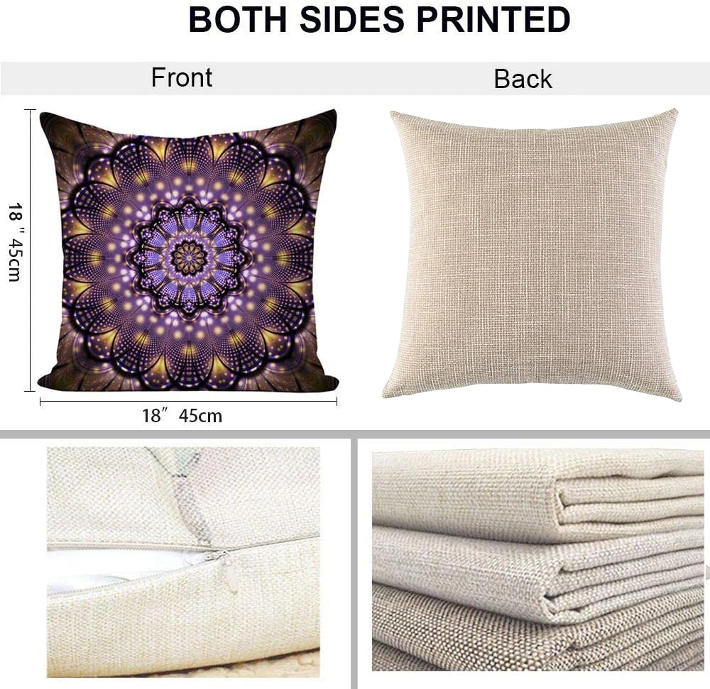 В богемном стиле с принтом Подушка Чехол белье площадь Автомобильная подушка для