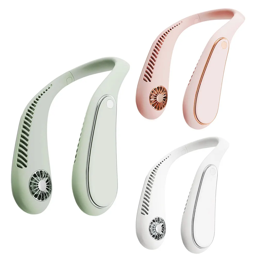

Mini Neck Fan Portable Bladeless Fan Mini Bladeless Fan Rechargeable Hanging Fans Air Cooler Cooling Wearable Neckband Fans