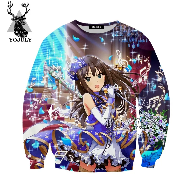 YOJULY Idol Master Детская толстовка Золушки для девочек с 3D рисунком аниме мальчиков и