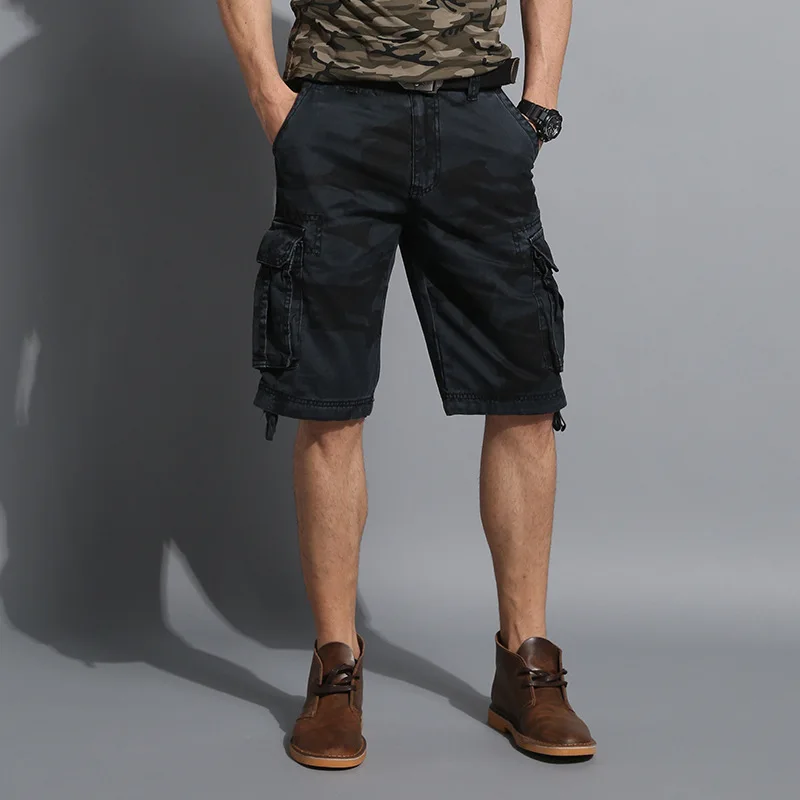 Мужские камуфляжные шорты карго Battle Field повседневные хлопковые Свободные