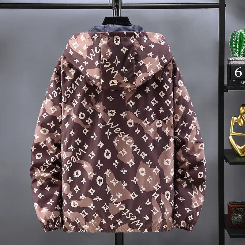 

Spring and Autumn Coat New Men's Youth Loose Size Jacket