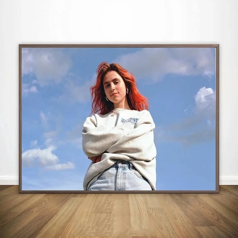 

Clairo Poster Hip Hop Poster Rapper Retro Music Poster Wall Art Waterproof Paint Painting Decor Canvas Painting Unframed