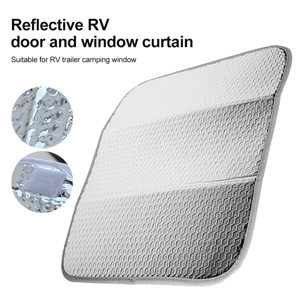 

RV двери, окна оттенок оконная покрытия Двусторонняя Светоотражающая изоляционный экран Защита от ультрафиолетовых лучей 16x25 "двери покрыти...