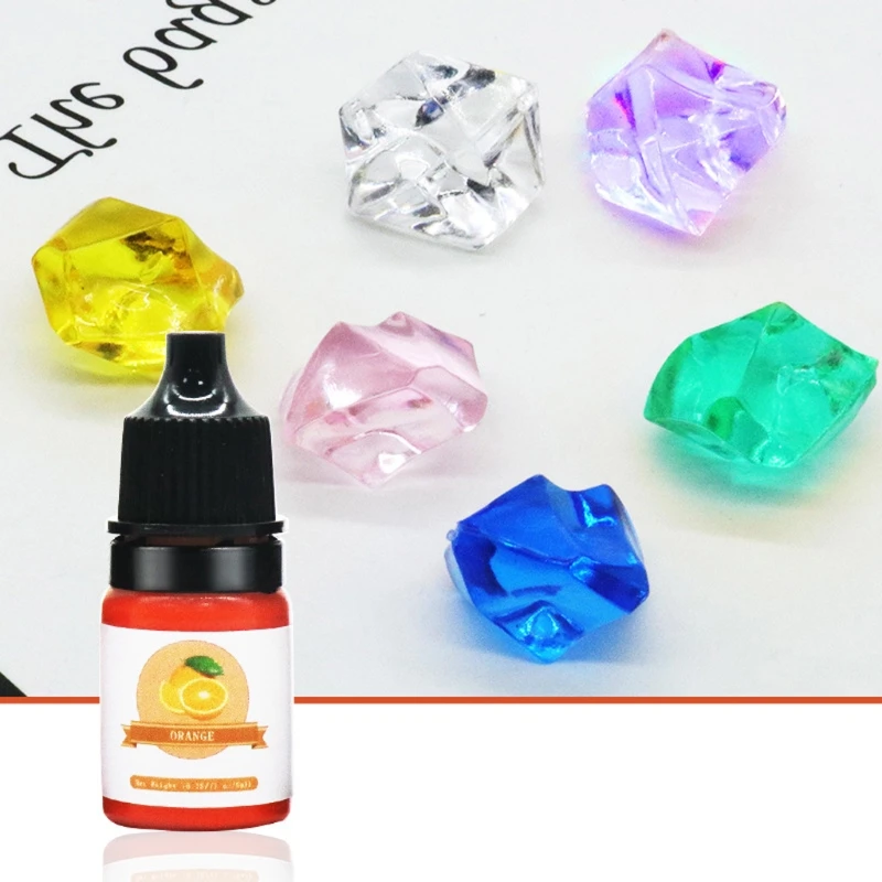 

24 Colors Epoxy Resin Pigment Transparent Non-Toxic UV Epoxy Resin Dye Liquid for UV Resin Coloring Resin Jewelry Making 94PA