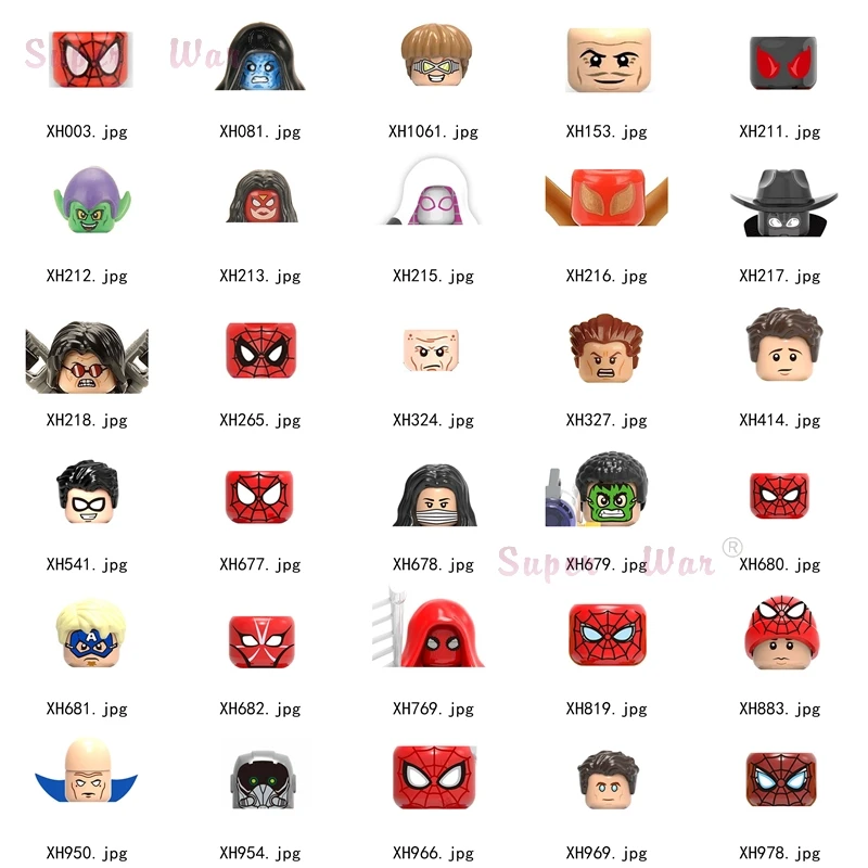 

Аксессуары для сборки игрушек, с одной головкой, серия-059